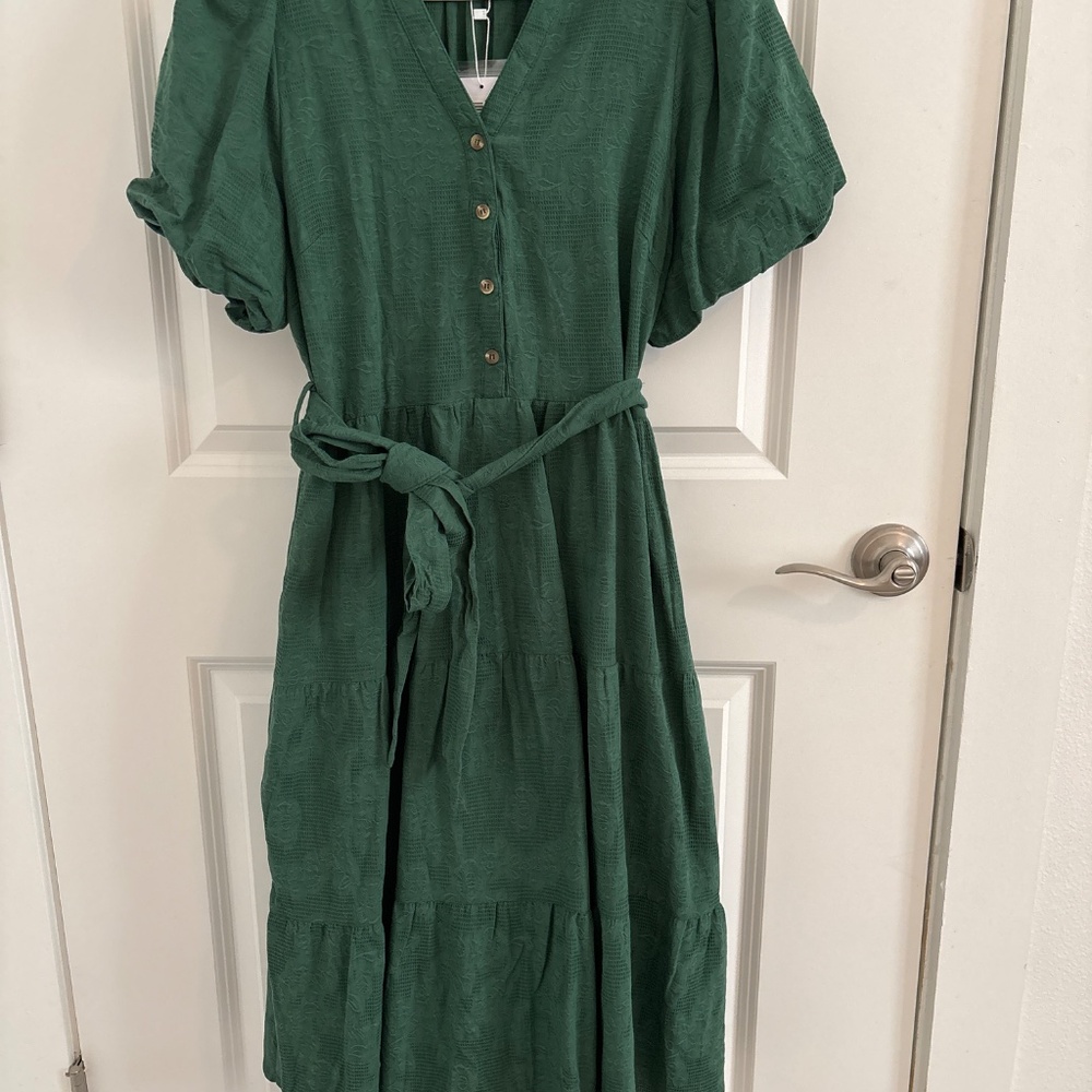 Baltic Born Philippa Midi Dress Green Size M - Picture 7 of 8